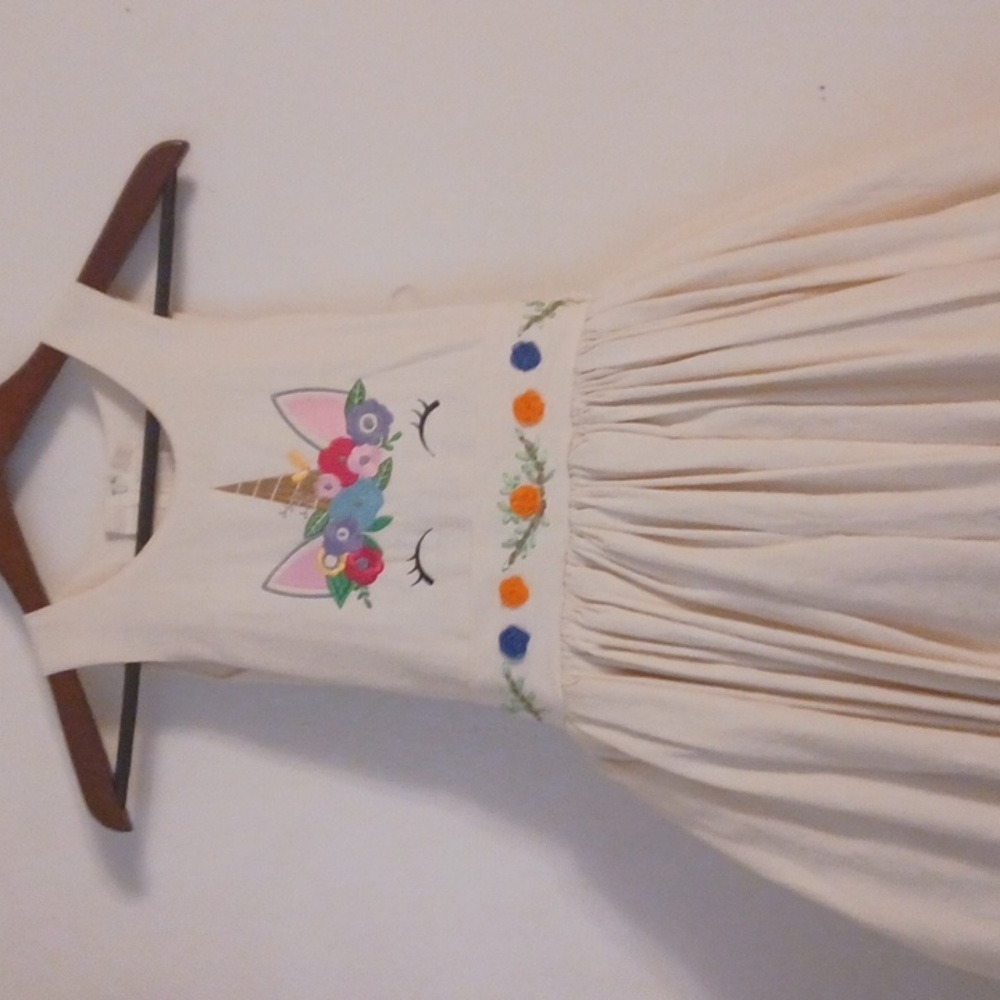 Home made Unicorn dress size 8/10